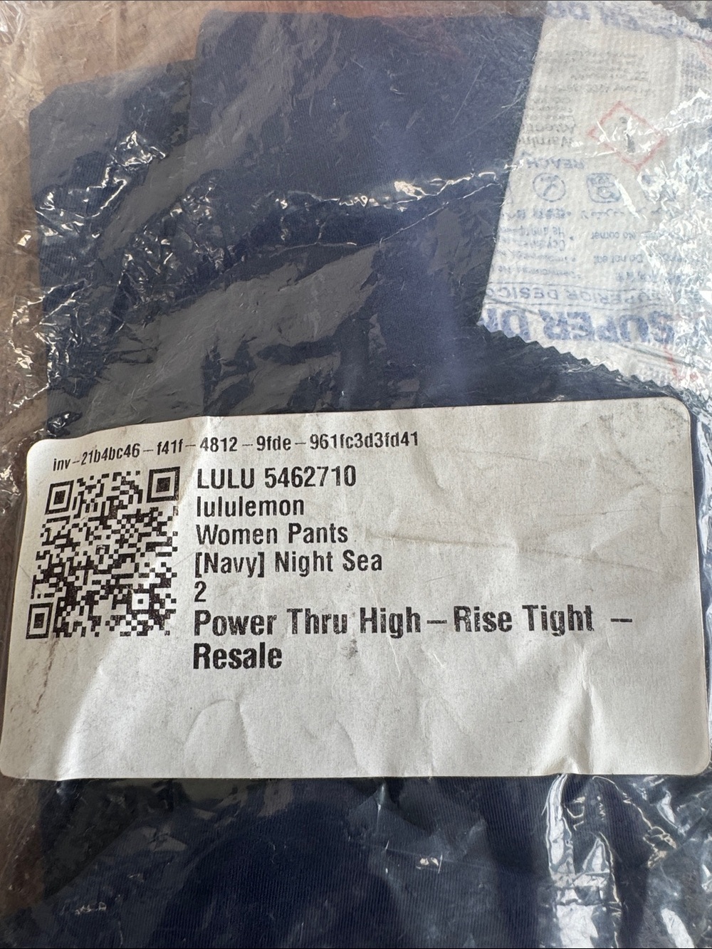 lululemon athletica Power Thru High-Rise Tights in Night Sea (Navy)